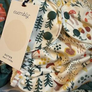 Esembly Patterned Diaper Cover Size 1